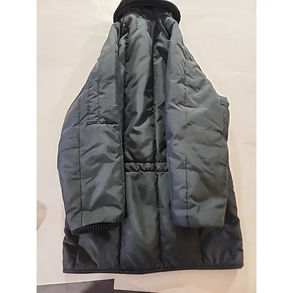 Vintage Refrigiwear Men's Black Insulated Jacket Size Med - Picture 8 of 14